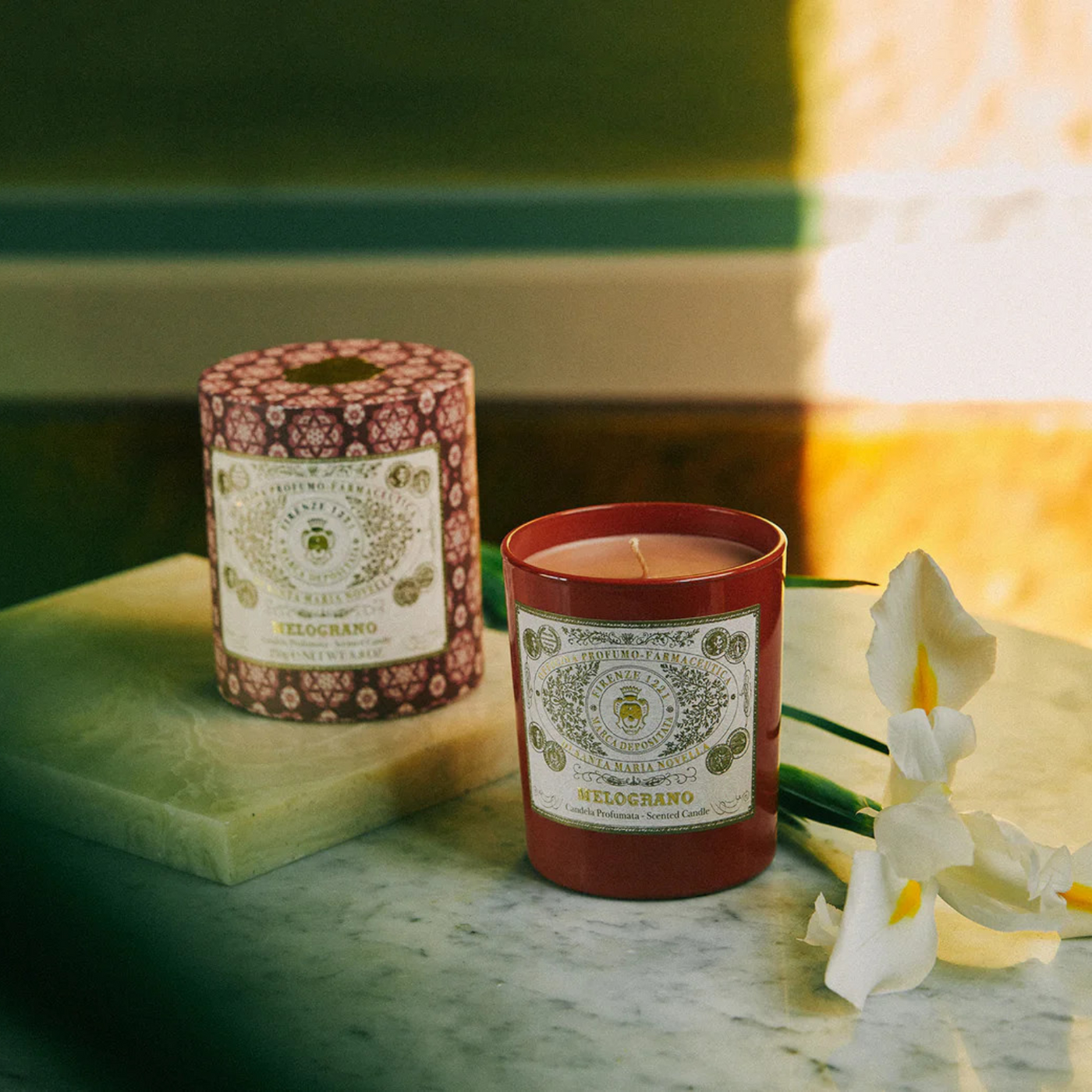 Melograno Scented Candle Officina Profumo Farmaceutica di Santa